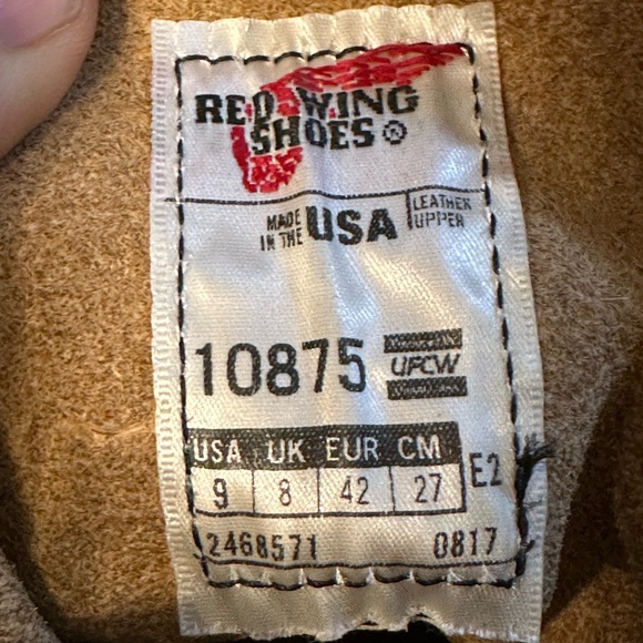 Red wing Boots moc toe-Oro Legacy-Brand New in Box - Picture 6 of 7